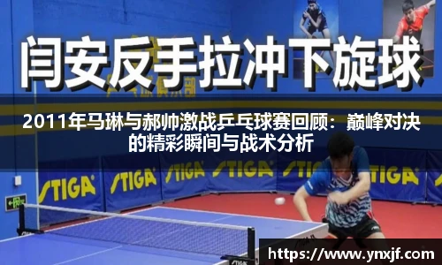2011年马琳与郝帅激战乒乓球赛回顾：巅峰对决的精彩瞬间与战术分析